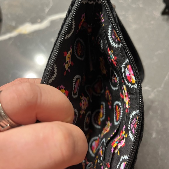Vera Bradley velvet embroidered wristlet - Picture 2 of 4